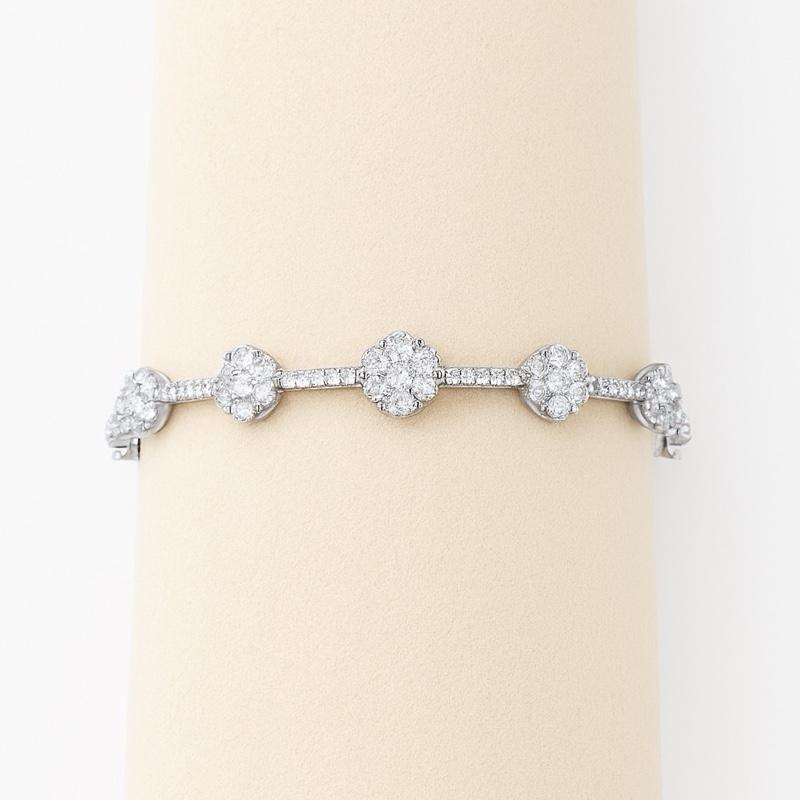 Bracciale “Diamond Bloom” – Silver & Gold