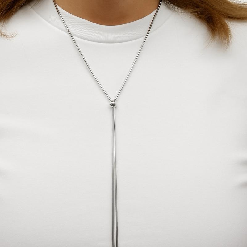Collana Bijoux Lunga Minimal – Regolabile, Elegante e Ultra Chic