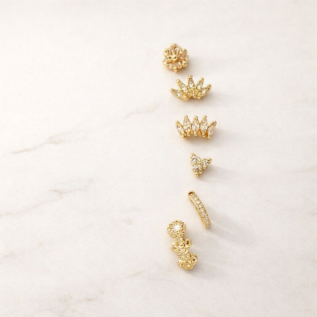 Orecchini Mini Luxury – Set Mix Brillantati (Bijouteria)