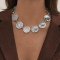 Collana Imperial Coin Silver – Monete Classiche Design Elegante