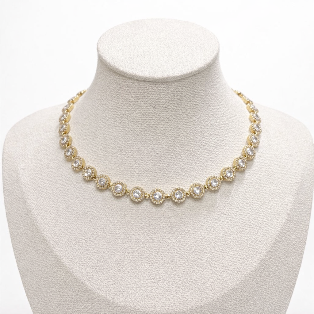 Collana Donna Elegante con Pietre Colorate – Stile Gioiello di Lusso