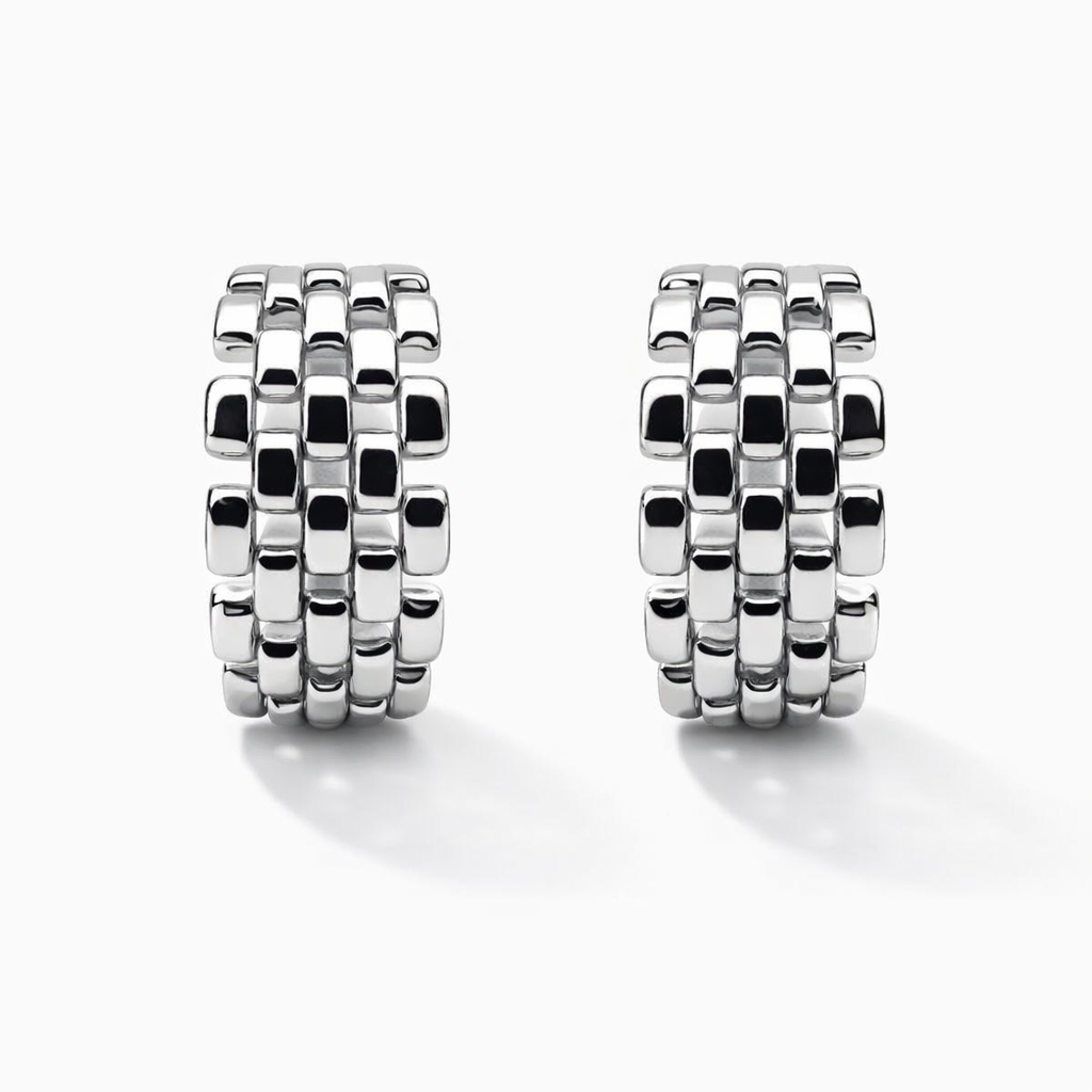 Orecchini “Cubo Lux” — Disponibili Gold/Silver (Bijoux)