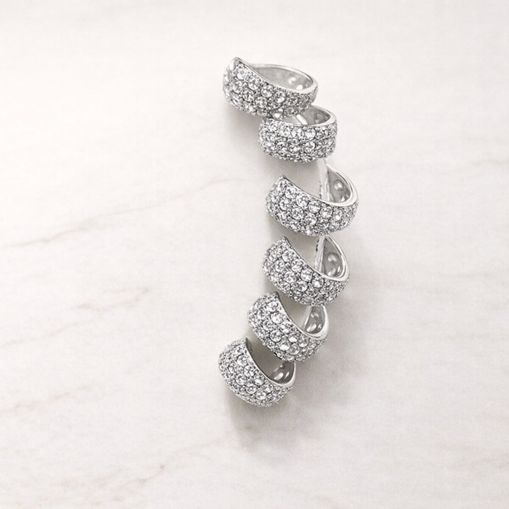 Cerchietti Luxe Pavé – Gold & Silver