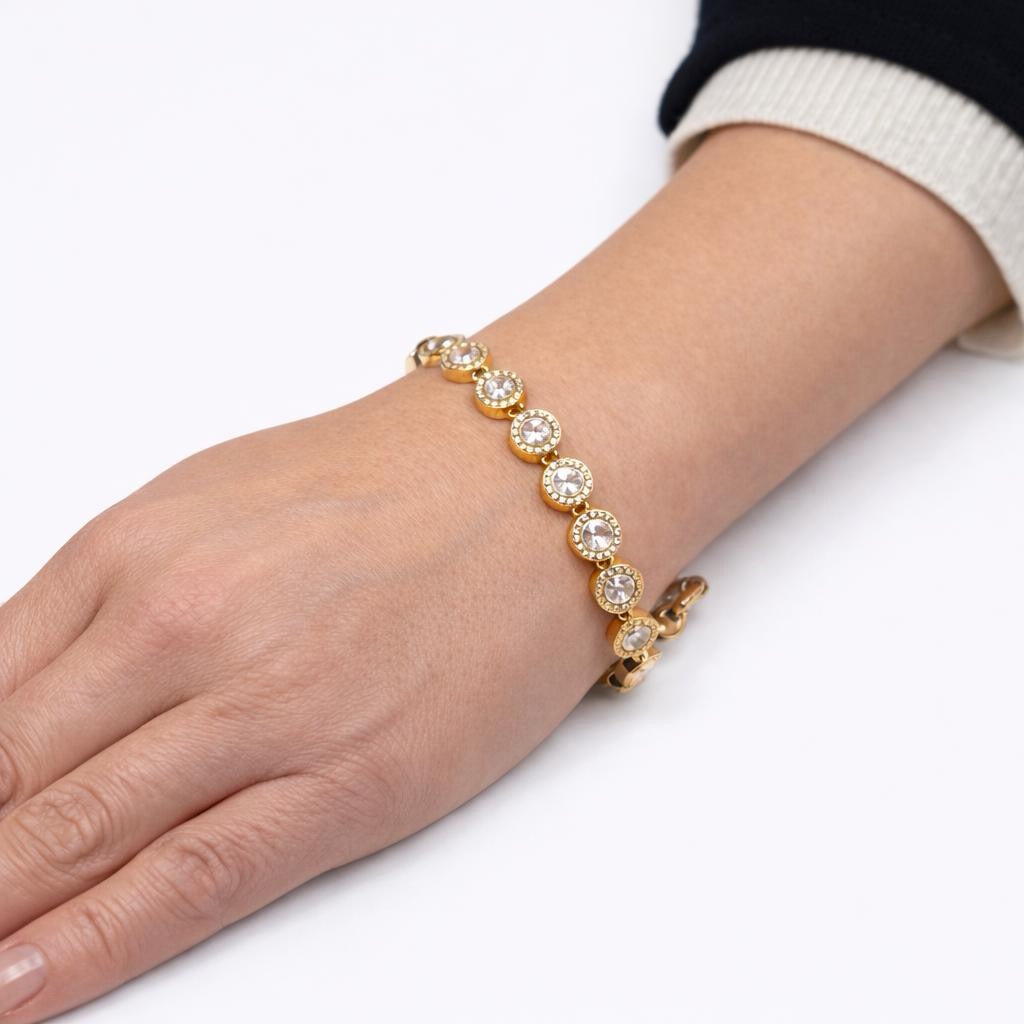 Bracciale a Sfere Colorate Donna Elegante | Gioiello Luminoso Stile Luxury