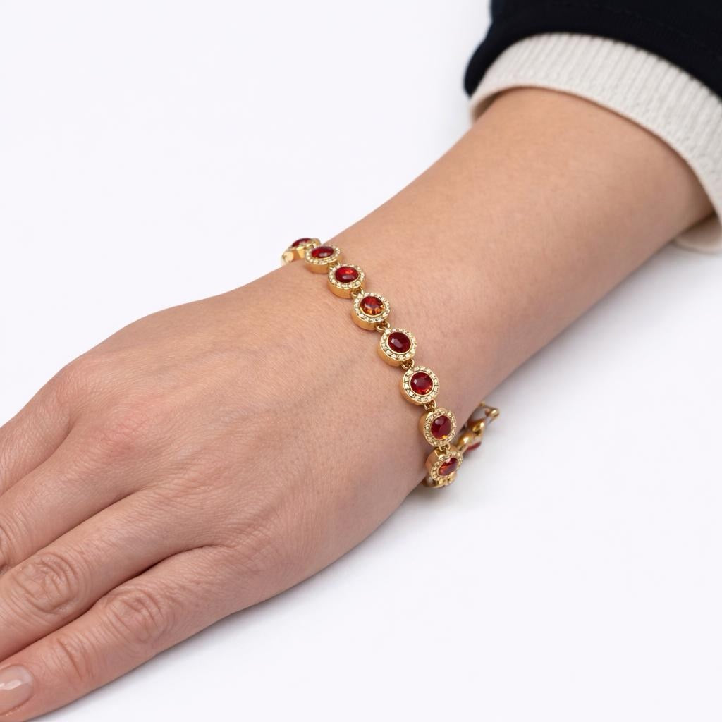 Bracciale a Sfere Colorate Donna Elegante | Gioiello Luminoso Stile Luxury