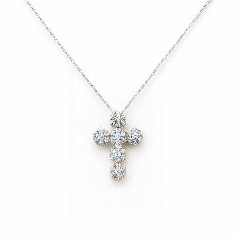 Collana Croce Luxury – Gold / Silver